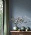 Non-woven wallpaper plaster look blue grey gloss 78227-4 1