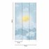 Non-woven wallpaper kids sky moon blue yellow 77064-1 3