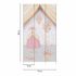 Non-woven wallpaper kids princess crown pink grey 77066-1 3