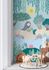 Non-woven wallpaper kids mermaid green blue 77067-1 2