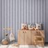 Non-woven wallpaper kids stripes pattern grey 77078-3 1