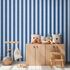 Non-woven wallpaper kids stripes pattern blue 77078-5 1