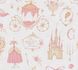 Non-woven wallpaper kids princess cream pink 77130-1 2