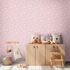 Non-woven wallpaper kids circles pink white 77139-2 1