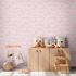 Non-woven wallpaper kids sky clouds pink white 77143-2 4