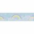 Border non-woven kids clouds rainbow blue colourful 77145-1 2