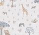 Non-woven wallpaper kids animals trees cream grey 77176-1 2