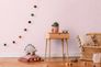 Non-woven wallpaper kids plain concrete look pink 77178-4 5