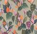 Non-woven wallpaper flowers tropical green purple 78210-2 2