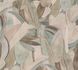 Non-woven wallpaper leaf pattern blue beige 78215-1 2