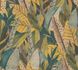 Non-woven wallpaper jungle leaves green yellow 78220-1 2