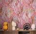 Non-woven wallpaper jungle leaves pink purple 78220-3 1