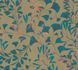 Non-woven wallpaper floral tendrils brown blue 78223-2 2