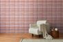 Non-woven wallpaper checkered red cream 78224-1 6