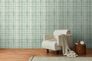 Non-woven wallpaper checkered blue cream 78224-3 6