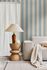 Non-woven wallpaper stripes textile look blue beige 78226-3 5