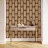 Non-woven wallpaper wood look graphic brown beige 81637 1