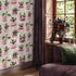 Non-woven wallpaper floral cactus grey green purple 81653 3