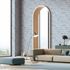 Non-woven wallpaper tile concrete look blue grey 81656 1