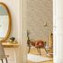 Non-woven wallpaper tile concrete look beige grey 81659 3