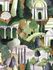Non-woven wallpaper art paintings green grey brown 81663 2