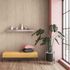 Non-woven wallpaper 3D look stripes brown grey 81694 3