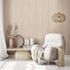 Non-woven wallpaper 3D look stripes beige grey 81697 1