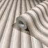 Non-woven wallpaper 3D look stripes beige grey 81697 4