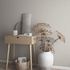 Non-woven wallpaper plain texture grey beige glitter 82449 1