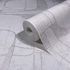 Non-woven wallpaper graphic grey silver metallic 82451 4