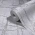 Non-woven wallpaper graphic grey white gold metallic 82452 4