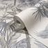 Non-woven wallpaper jungle palm trees beige grey 82455 3