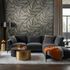 Non-woven wallpaper graphic black gold metallic 35506 6