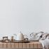 Non-woven wallpaper plaster look plain modern white 35514 1