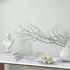 Non-woven wallpaper floral shabby white pearl gloss 35530 4