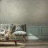 Non-woven wallpaper floral shabby blue gold metallic 35532 6