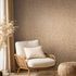 Non-woven wallpaper floral shabby brown gold metallic 35533 3