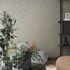 Non-woven wallpaper graphic brown blue metallic 35539 5