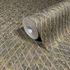 Non-woven wallpaper graphic anthracite gold metallic 35540 9