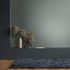 Non-woven wallpaper plain concrete look green grey 35543 4