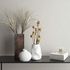 Non-woven wallpaper plain concrete look white grey 35544 1