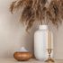 Non-woven wallpaper plain concrete look cream beige 35547 3