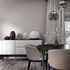 Non-woven wallpaper textile look beige grey metallic 35110 1