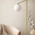 Non-woven wallpaper concrete look beige grey gold 35127 5