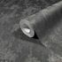 Non-woven wallpaper plaster look black gloss 35130 4
