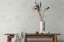 Non-woven wallpaper floral ornaments grey cream beige 35148 1