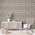 Non-woven wallpaper concrete look graphic grey beige 81650 1