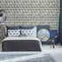 Non-woven wallpaper concrete look graphic grey cream 81651 3