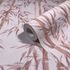 Non-woven wallpaper floral bamboo leaves pink orange 81670 3