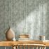 Non-woven wallpaper floral bamboo leaves light green 81674 3